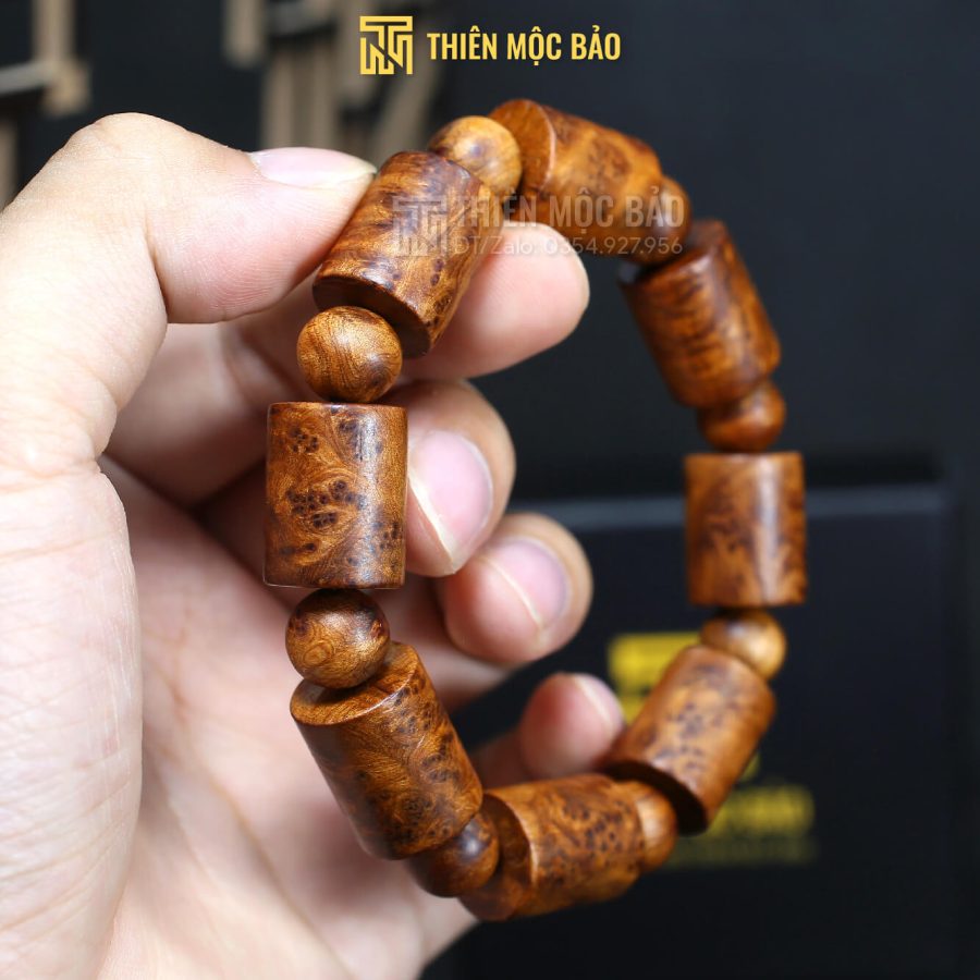 Vòng Nu Ngọc Am Đốt Trúc Thiên Mộc Bảo – Trang sức gỗ quý cao cấp